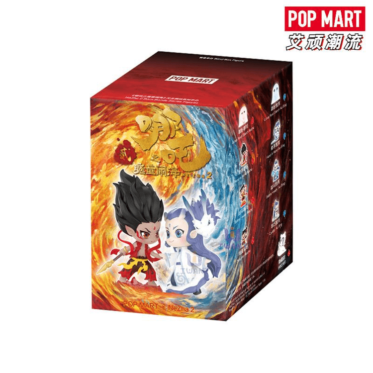 POP MART 哪吒 NEZHA アソート 中国直邮】 POP MART 泡泡玛特哪吒之魔童闹海天生羁绊系列手办概率隐藏