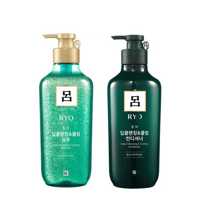 Deep Cleansing & Cooling Set - Shampoo + Conditioner 550ml+550ml