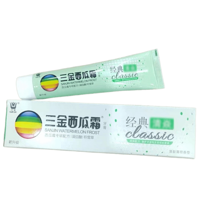 Watermelon Frost Toothpaste Anti-inflammatory Periodontal Care Freshens Breath Fluoride-free100g