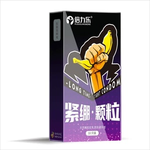 倍力樂 緊繃-顆粒10隻裝 超薄 顆粒物理延時保險套