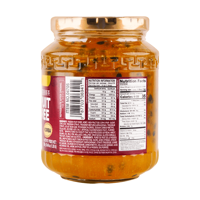 パッションフルーツハニーピューレ、20.46オンス[自家製リフレッシュティー/ヨーグルトボウル/ベーキング/デザート用] 7