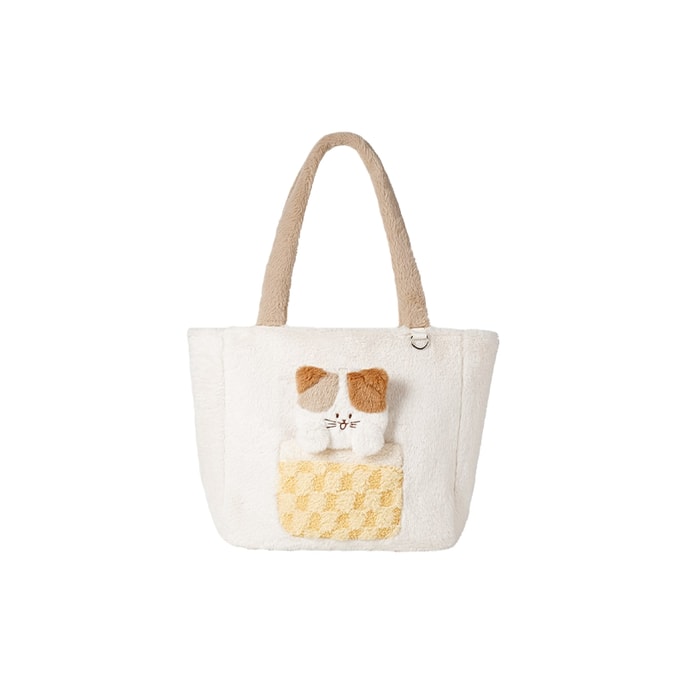  Jiumu Sundries Shop Three-Flower Miao Plush Mother-and-Child Bag Fall/Winter New Arrival 1 piece