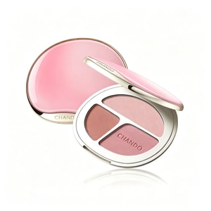 Three Color Vitality Cheek Red Plate Gently Brightens Natural Delicate White Atmosphere Bean Paste Powder 8.5g