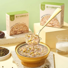 滋时 椰汁马蹄绿豆沙 165g【低脂低卡】【开盖即食甜品】【夏日糖水】