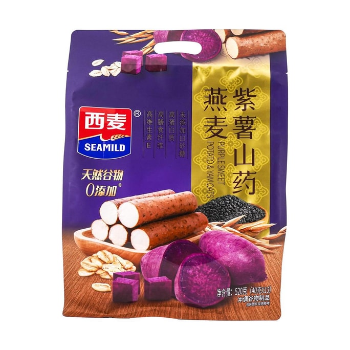 西麥 紫薯山藥燕麥粉 520g【高膳食纖維高蛋白】【沖泡即食】