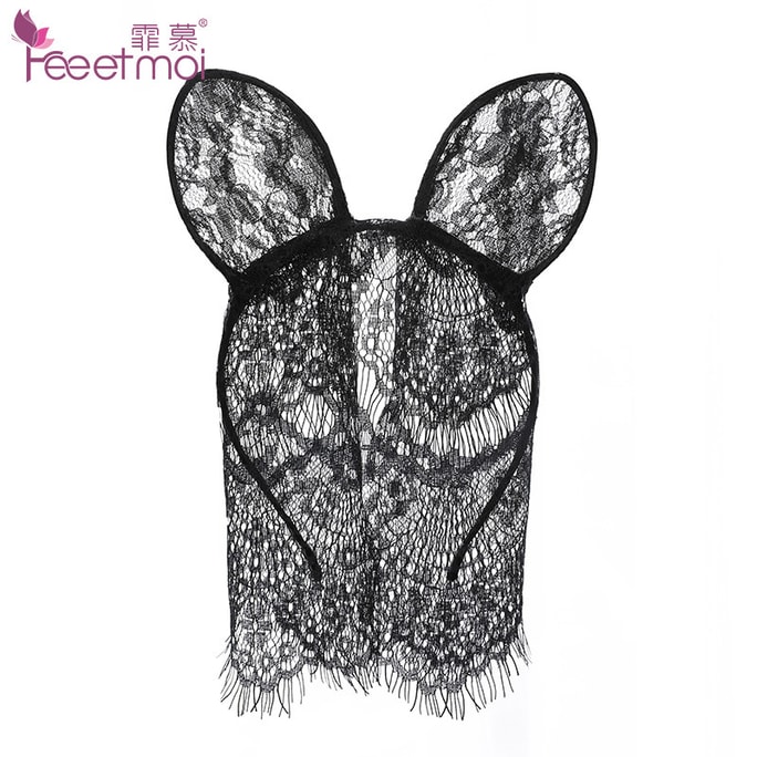 Erotic Lingerie Adult Products Accessories Giveaways Sexy Lace Veil Cat Ear Hair Bands