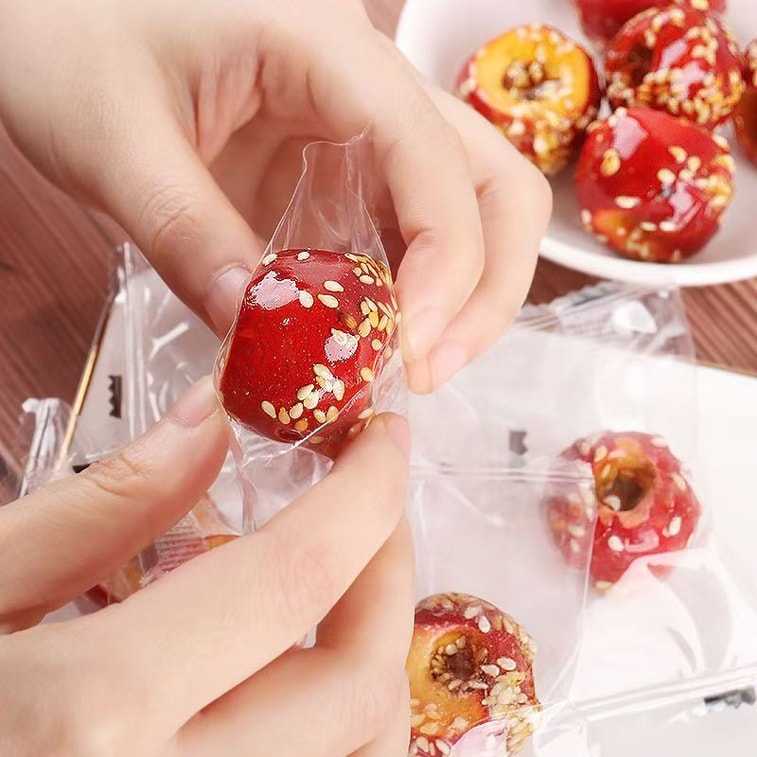 老街口 凍乾冰糖葫蘆球 空心無核山楂果乾80g*袋 4