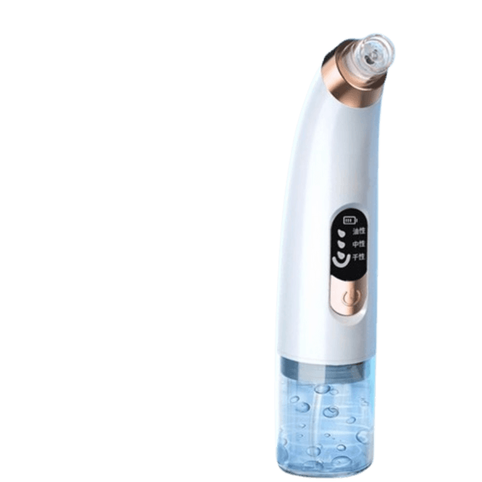 Small Bubble Blackhead Suction Beauty Instrument Home Face Pore Cleaning 6 Suction Heads