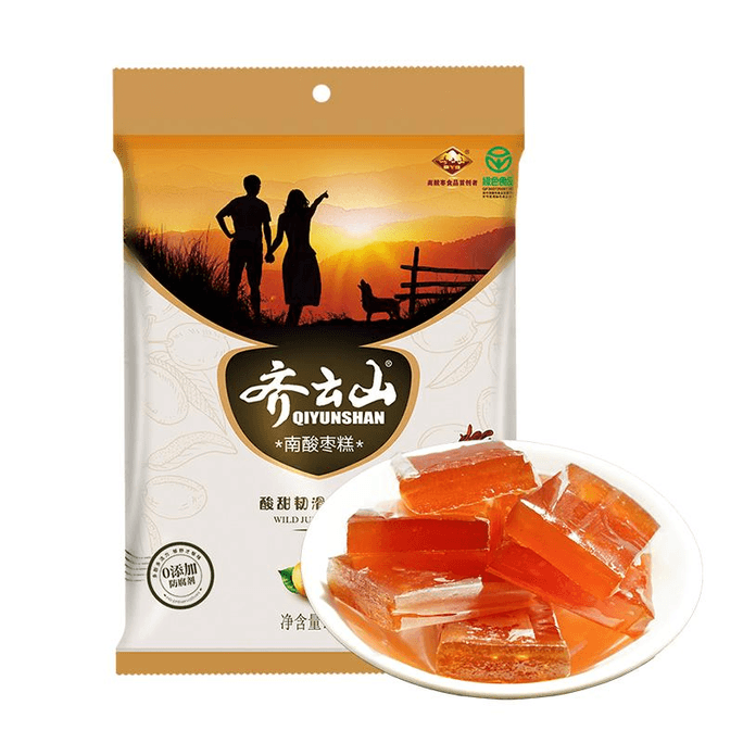 【中国直邮】齐云山野生南酸枣凝南酸枣糕孕妇酸甜宅家蜜饯小零食 118g*1袋装