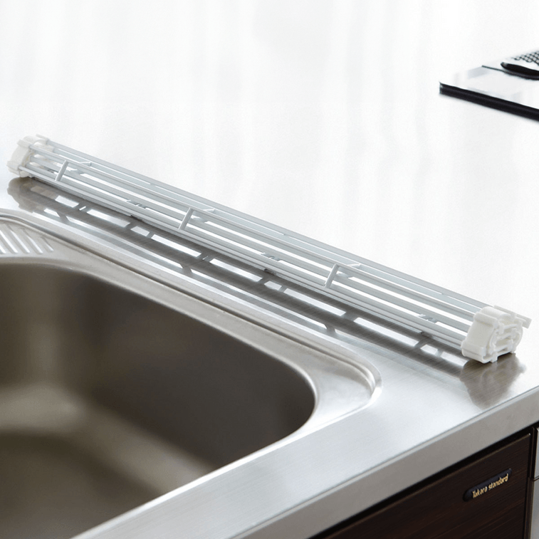 日本NITORI 折叠式沥水架 杯子碗筷沥水干燥 厨房台面延长 白色 26*42cm 6