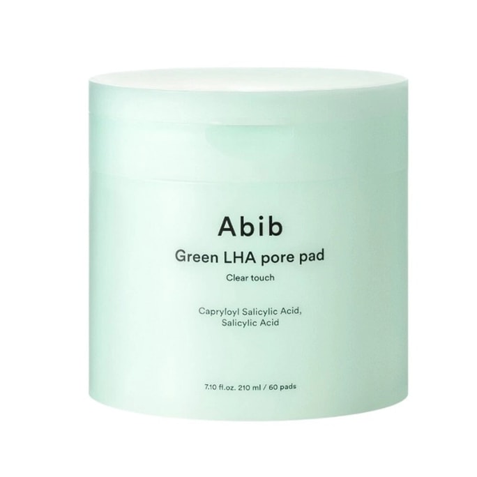 韩国 Abib 阿彼芙 绿茶水杨酸爽肤棉片 毛孔清洁型 60片装
