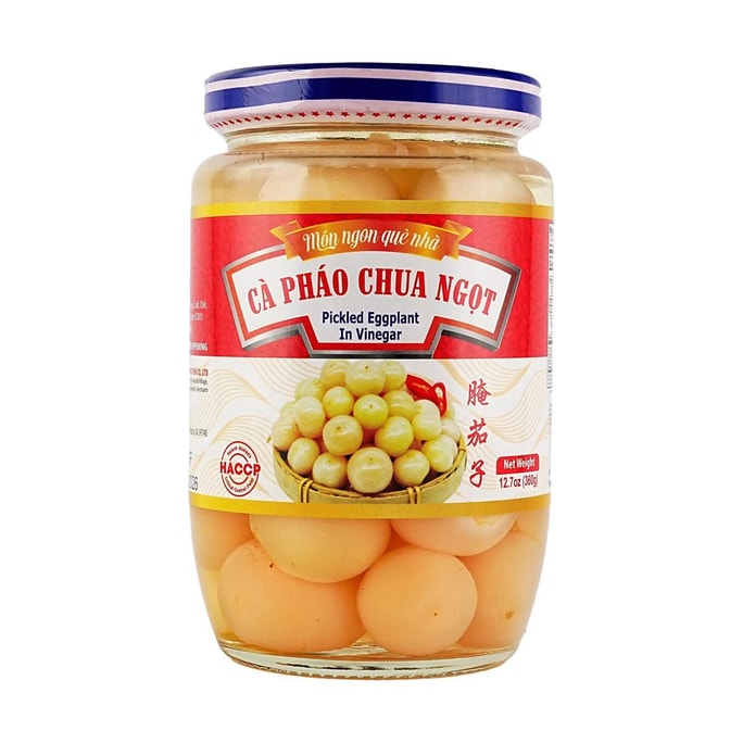 Pickled Eggplant In Vinegar -Ca Phao Chua Ngot, 12.70 oz
