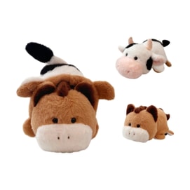 Creative Transformation Into Ox And Horse Dolls Plush Toys Transformed Into Doll Figurines 35CM 1PC