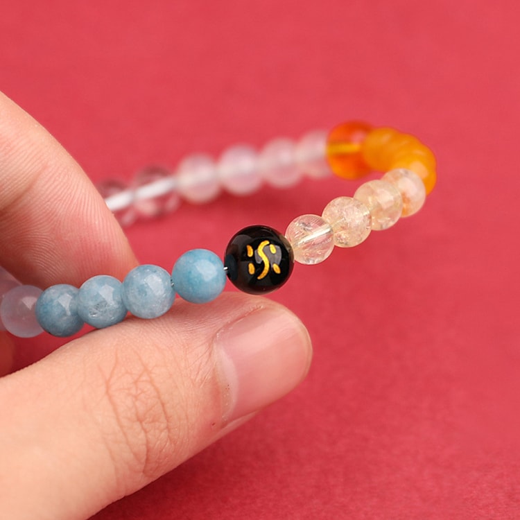 中国直送】HSPM 新品 金・木・水・火・土 五大元素バランス水晶