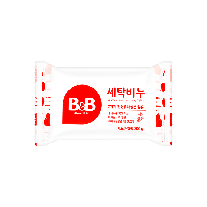 Korea Baby Laundry Soap for Anti-bacterial, Chamomile, 200g