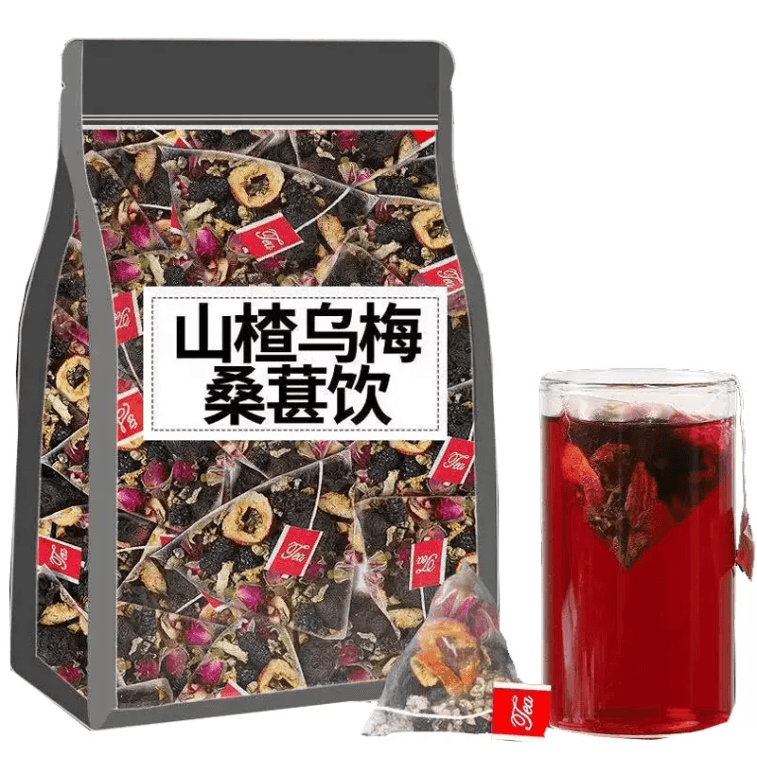 [중국 직송] 매실, 뽕, 산사, 말린 귤껍질, 장미, 연잎차 7g*25포 3
