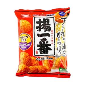 日本KAMEDA龜田製果 香脆米餅 醬油口味 100g