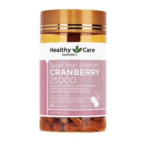 Cranberry Capsules - Beauty Product - Imported from  - Women's Private Care Health Supplement - 90 Capsules per Bottle