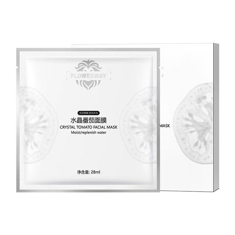 正彩 水晶番茄面膜貼 保濕保濕【去黃 提亮膚色暗沉 抗皺緊緻 抗衰老】5片/盒 7