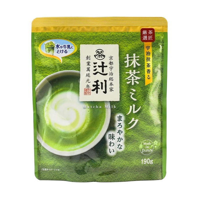 Tsujiri Uji Matcha Milk, 6.7 oz