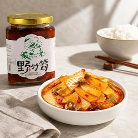 饭扫光 野竹笋 380g【香辣脆嫩下饭菜榨菜咸菜】