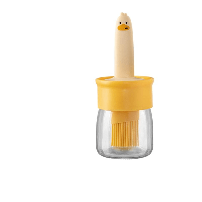 Oil Brush Oil Bottle One Glass Brush Oil Brush Barbecue Meat Tools Acriflava 17*7cm*1