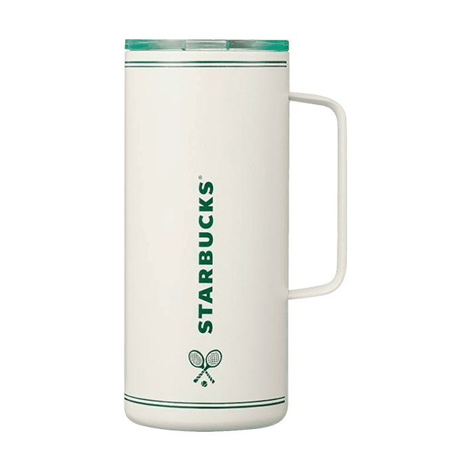 Summer Vintage Tennis Sport Stainless Steel Mug 503ml