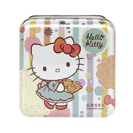 Hello Kitty Earl Grey Cookies(Square Tin) 65g 5pcs