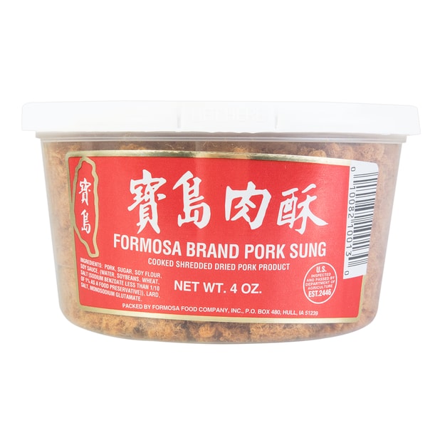 商品详情 - 台湾宝岛 肉酥 盒装 112g USDA认证 - image  0