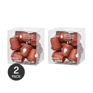 Solid Beverage Freeze Dried Instant Coffee, 10cups, Bulletproof Coffee, White Kidney Bean *2【2 Packs】