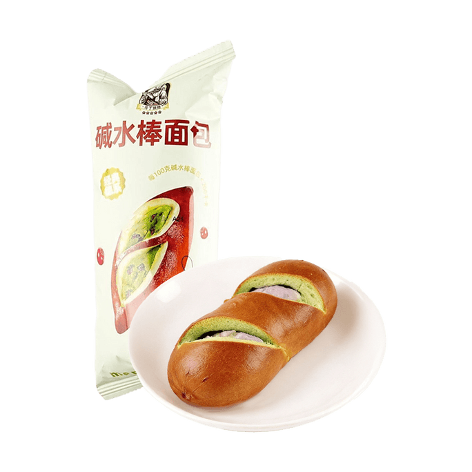 马丁烘焙 碱水棒面包 抹茶蔓越莓味 100g【营养早餐】