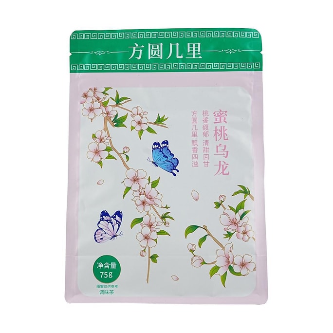 一紙花約 蜜桃烏龍茶 袋泡茶包 75g