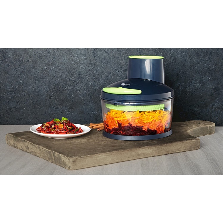 27415 Easy Cut Multi-Purpose Hand-powered Food Processor 4 Cup