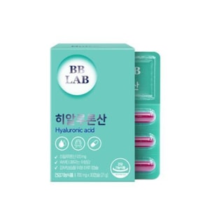 【韓國直郵】 韓國 Nutrione BB LAB 玻尿酸膠囊保濕補水 一箱/700mg*30粒 水光肌膚滋潤肌膚補水食用玻尿酸