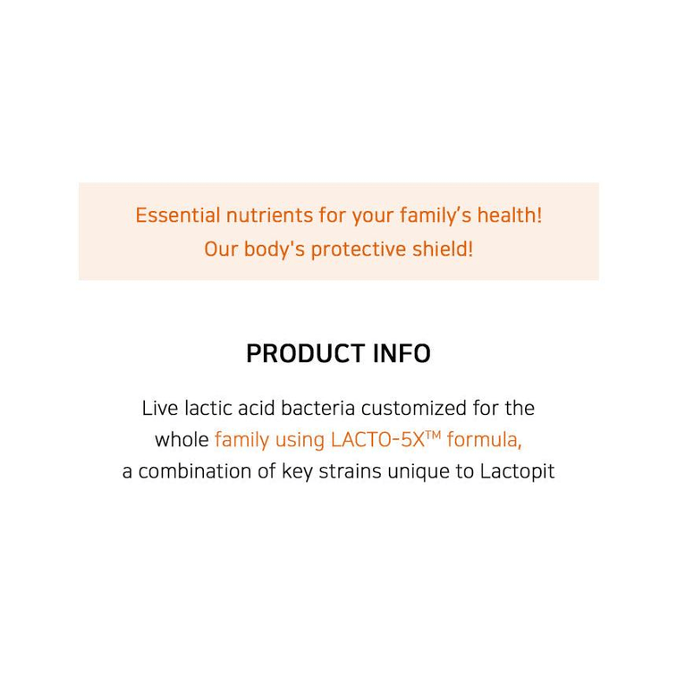 【韩国直邮】 韩国 LACTO-FIT 国民益生菌 活菌 葡萄味 2g*50包 【成人儿童全家桶】 3