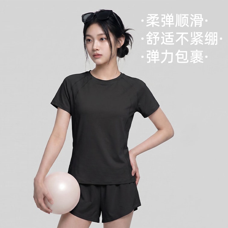 White Sports T‑Shirt Size 2XL 1 Piece Side Mesh Panel Lightweight Breathable Quick‑Dry Short‑Sleeve Top For Running & Fitness 7