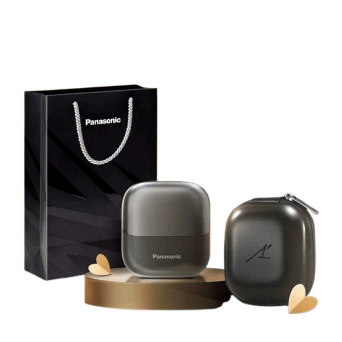 Compact Box 2.0 Portable Electric Shaver - Gift for Boyfriend One piece Tungsten Black Elegant Gift Bag Edition