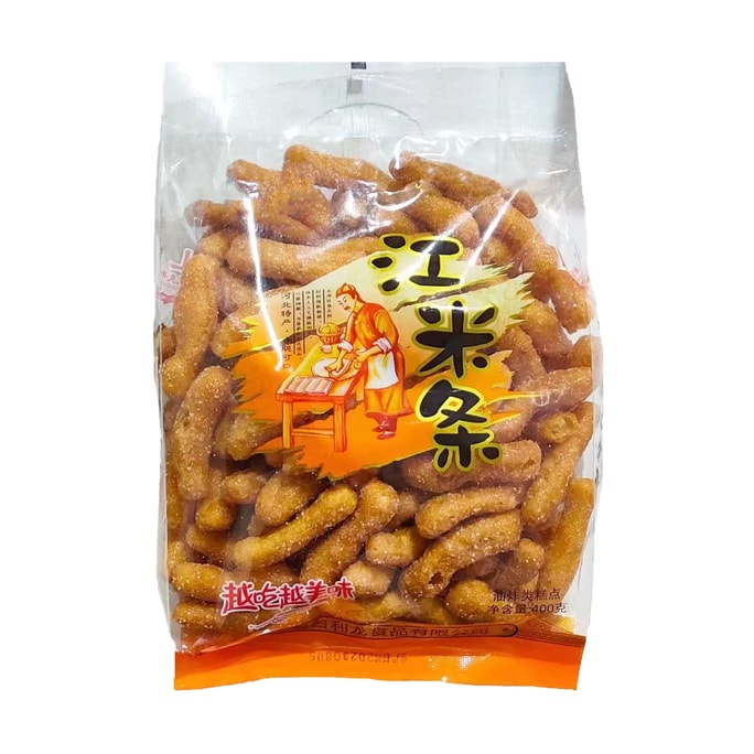 리즈청 찹쌀 스틱, 전통 방식의 옛날식 과자, 향수를 불러일으키는 바삭하고 향긋한 과자, 300g [바삭하고 맛있는 식감, 달콤하고 풍미 가득]