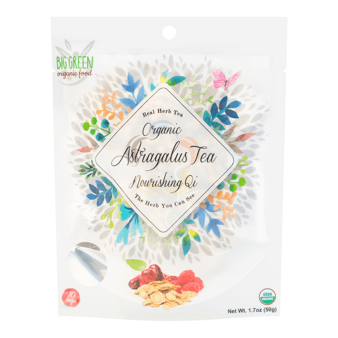 Organic Astragalus Root Tea Bags 50g USDA Certified