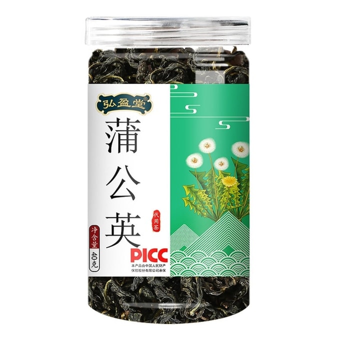 弘盈堂 蒲公英茶 婆婆丁 清香浓郁 口感润滑40g/瓶