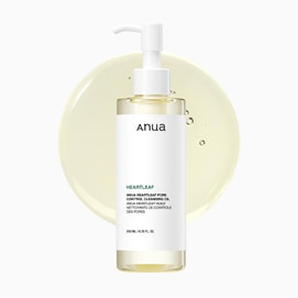 Heartleaf Pore Control Cleansing Oil 6.76fl oz Quick Makeup Removal, Deep Cleansing Pores, Suitable for Acne-Prone Skin