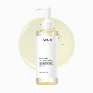하트리프 포어 컨트롤 클렌징 오일 6.76fl oz (192ml) - 빠른 메이크업 제거, 모공 속 딥 클렌징, 여드름성 피부에 적합