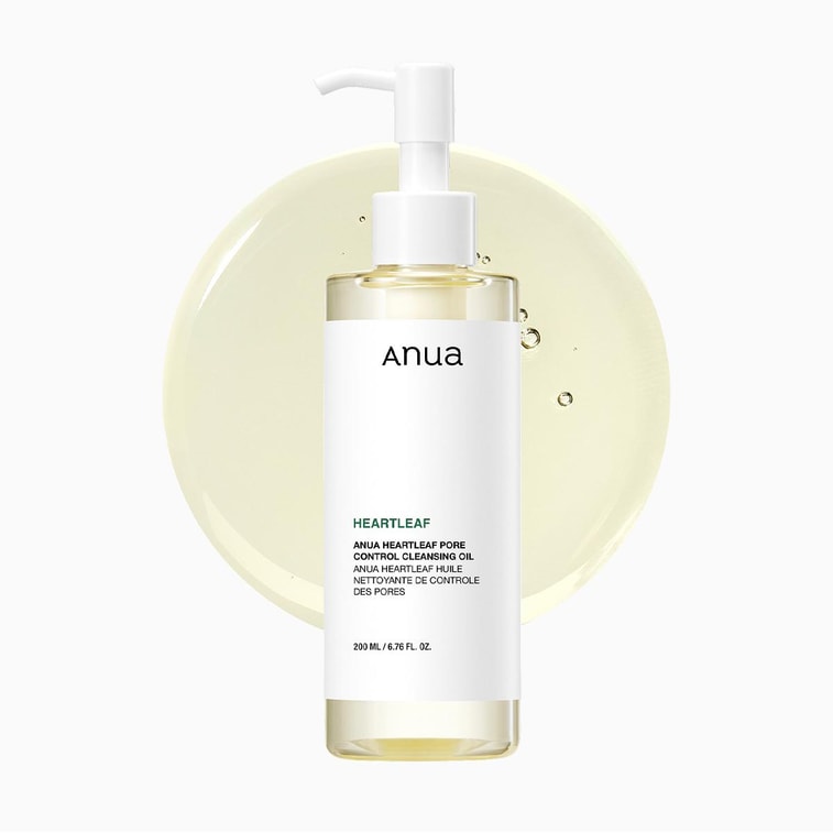 Heartleaf Pore Control Cleansing Oil, 6.76 fl oz Quick Makeup Removal, Deep Cleansing Pores, Suitable for Acne-Prone Ski 3