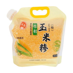 粗玉米粉 64.0oz【非基因改造】【精炼粗粮】