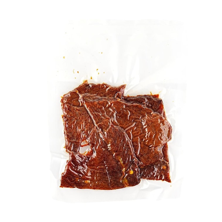 米宝 真牛厚切牛肉干 原味+辣味 85g*2包【2种口味组合装】 【USDA认证】【100%原切牛肉 浓郁肉香】【低卡高蛋白健康零食】 12