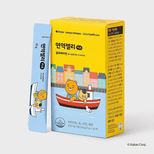Kakao Friends Co-Branded Kids Nutritional Jelly Blueberry Flavor 14 Sticks