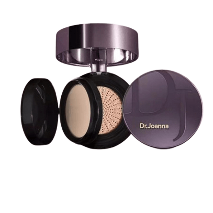 Flaxseed Bosin Double Cushion CC Cream Concealer Powder - Lvory White (Seven Boss Explosion Recommended)
