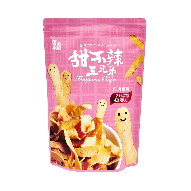 台湾直送】台湾天ぷら三兄弟 定番塩コショウ味 ノーマルペッパー 100g