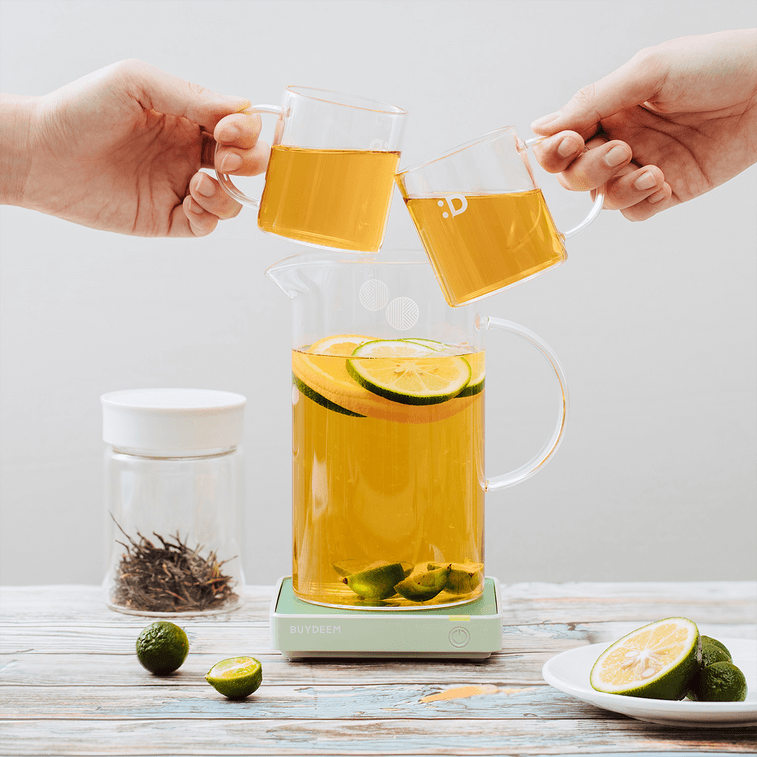 Buydeem Mug and Coffee Warmer Cozy Greenish 7