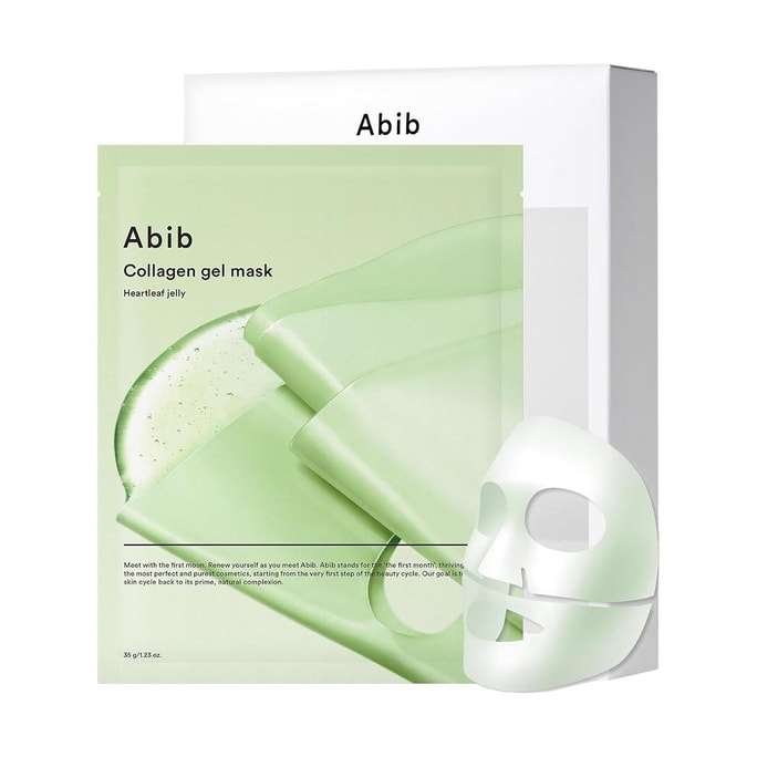 Collagen Gel Mask, Heartleaf Jelly, 10 sheets 